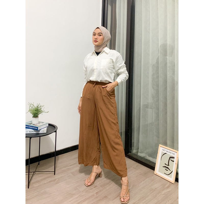 Axura Kulot /Kulot Basic/ Kulot Wanita Terbaru/ Loose Pants