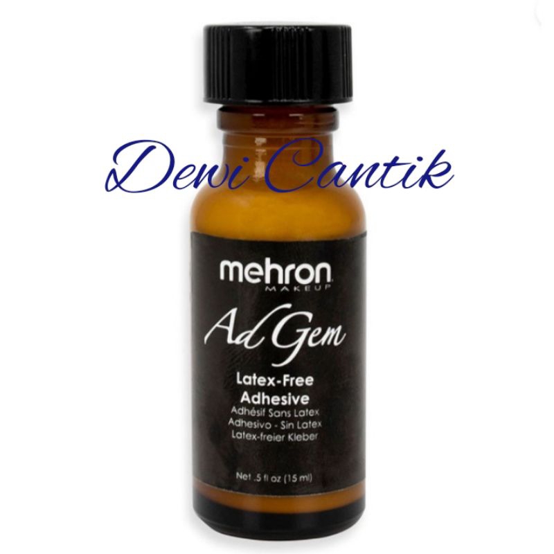 MEHRON ADGEM LATEX-FREE ADHESIVE 15ML - MEHRON LEM BULU MATA
