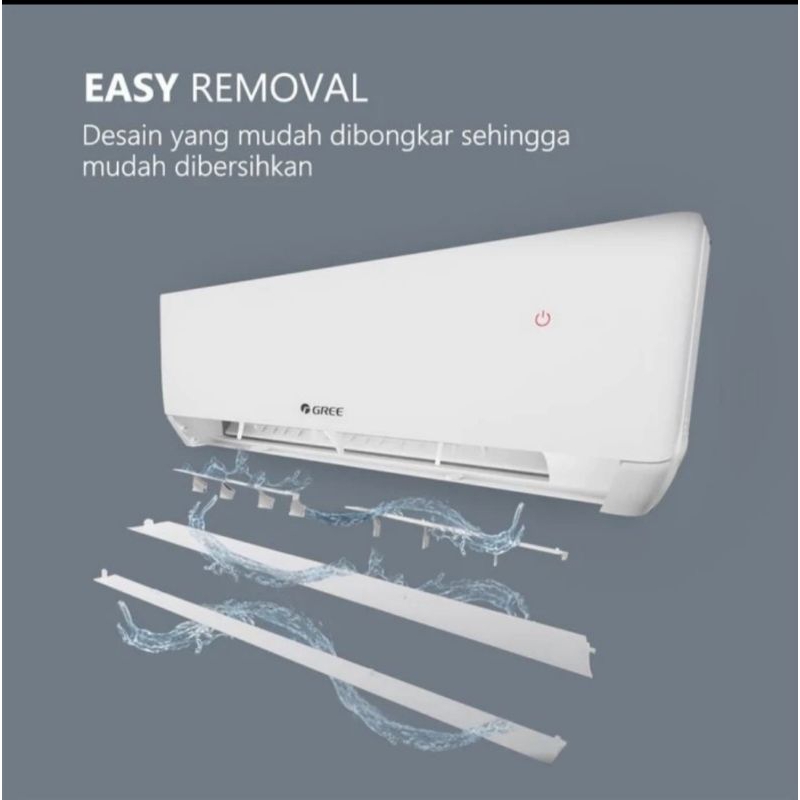 AC GREE 1 PK GWC-09F5S INVERTER + INSTALASI PEMASANGAN GARANSI RESMI