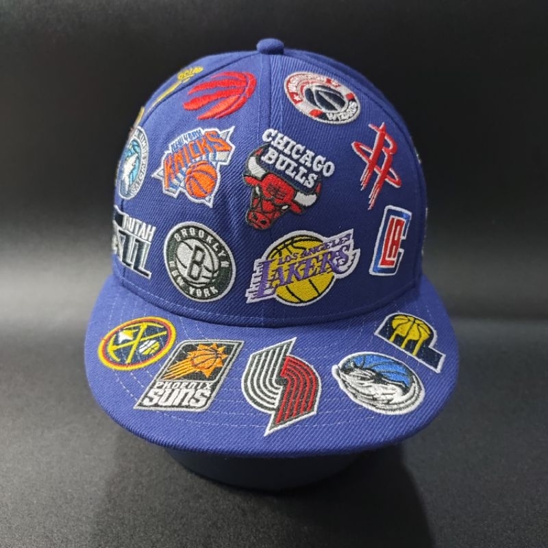 Topi caps New Era NBA All over team blue
