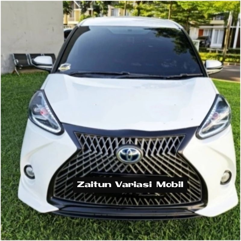 Bodykit full bumper depan sienta lexus epoxy body kit bemper toyota sienta lexus custom