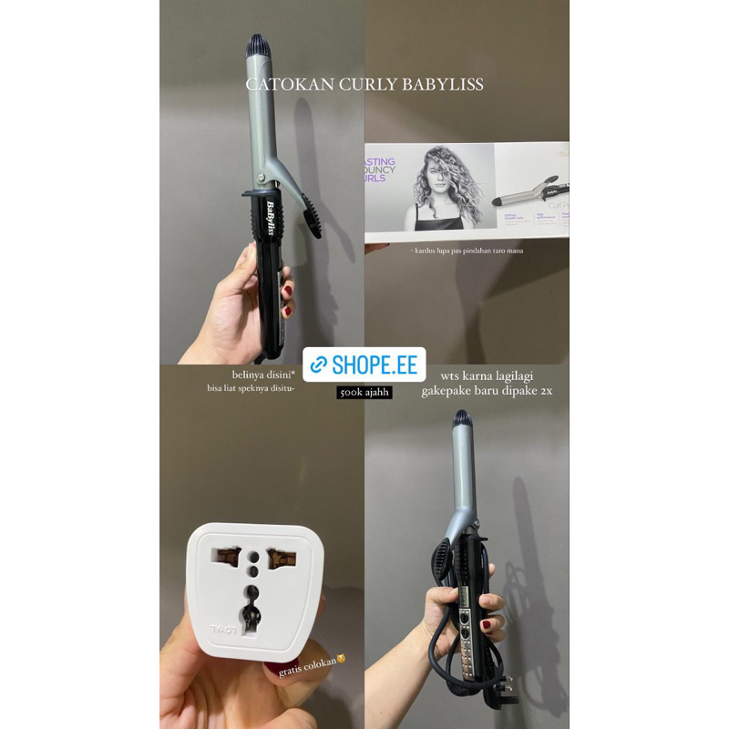 [preloved] CATOKAN CURLY BABYLISS