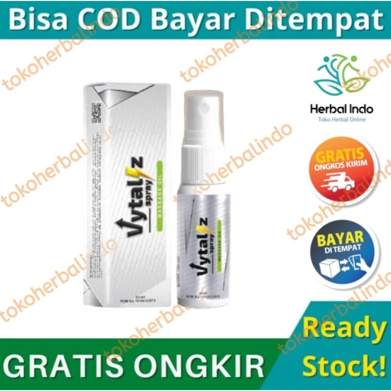 AMPUH KUAT- VYTALIZ ORIGINAL SPRAY ASLI OBAT KUAT SPRAY SEMPROT OLES PRIA TAHAN LAMA