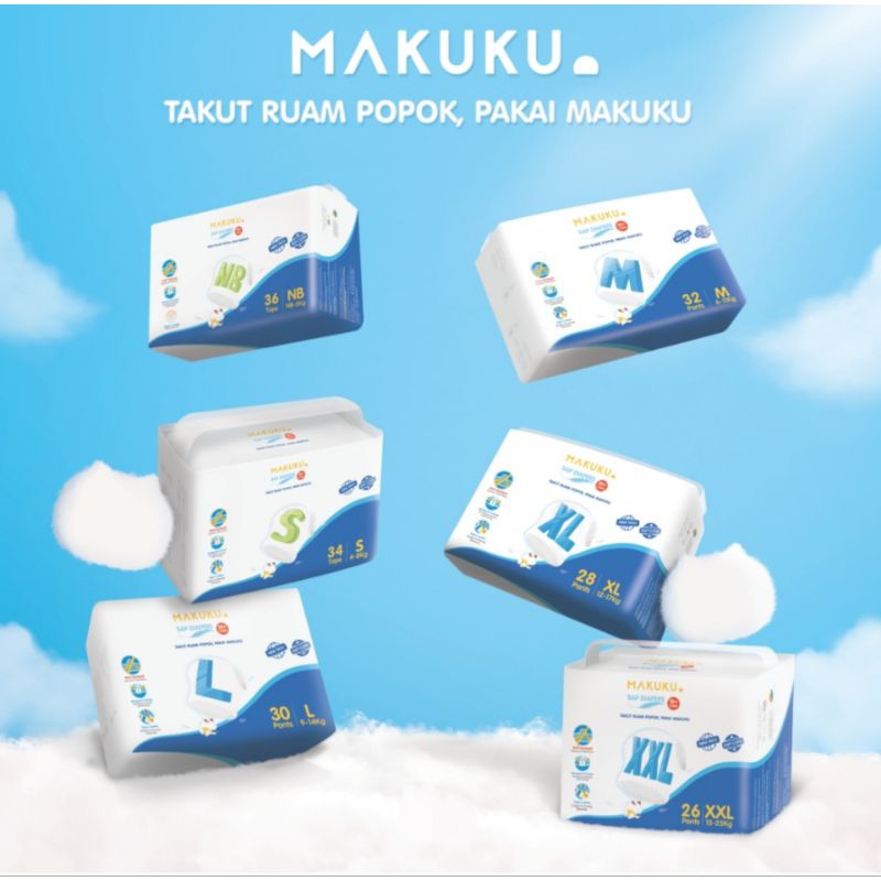 Makuku SAP Diapers Slim Care