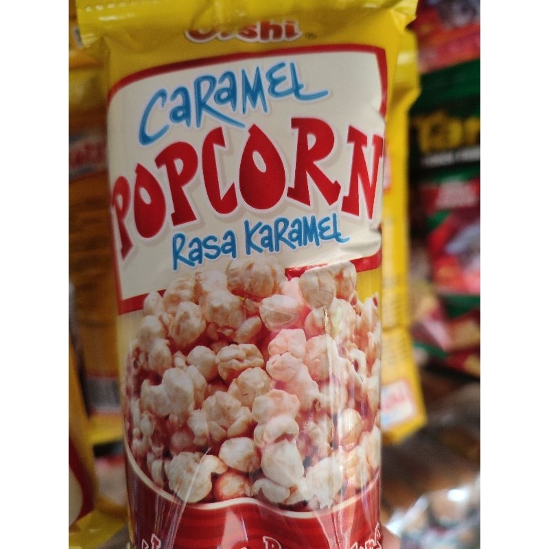 

oishi pop corn caramel ukuran 20gr isi 10pcs/rtg