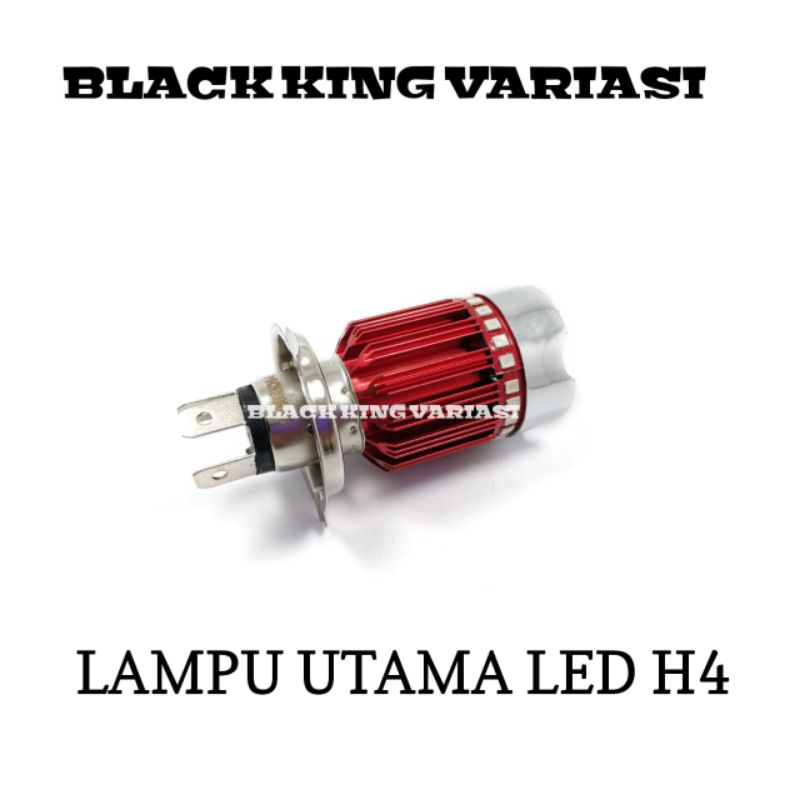 Lampu Utama Led H4 Lampu Delan Motor Led Plus Angel Lampu H4 Motor Mobil 4 Mata