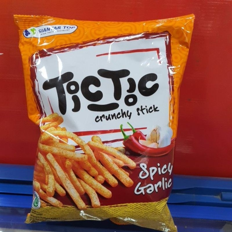 

Tic Tic Siantar Top Crunchy Stick Spicy Garlic 70gr