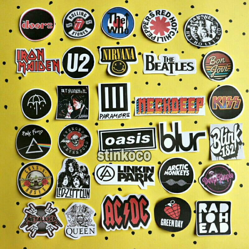 

[30PCS] STICKER BAND 90'S NEW ISI 30 STICKER