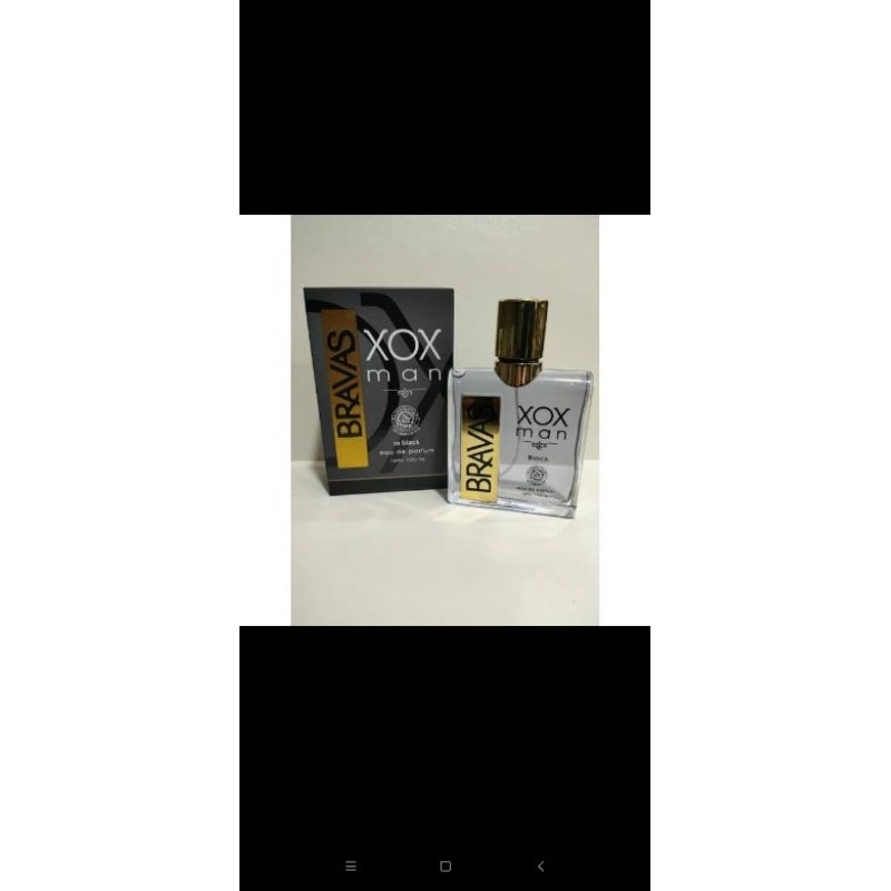 PARFUM BRAVAS XOX MAN ORI 100 ML ( BLACK )