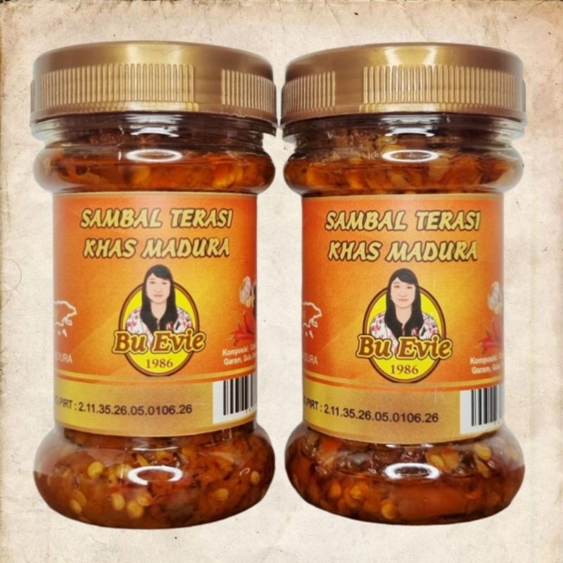 

Sambal Terasi Madura "Bu Evie" 150 gram