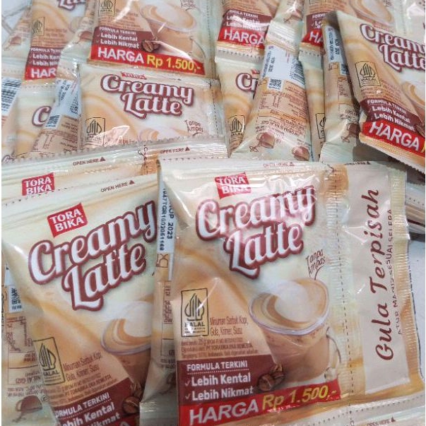 

CREAMY LATE 1rcg isi 10pcs free sendok