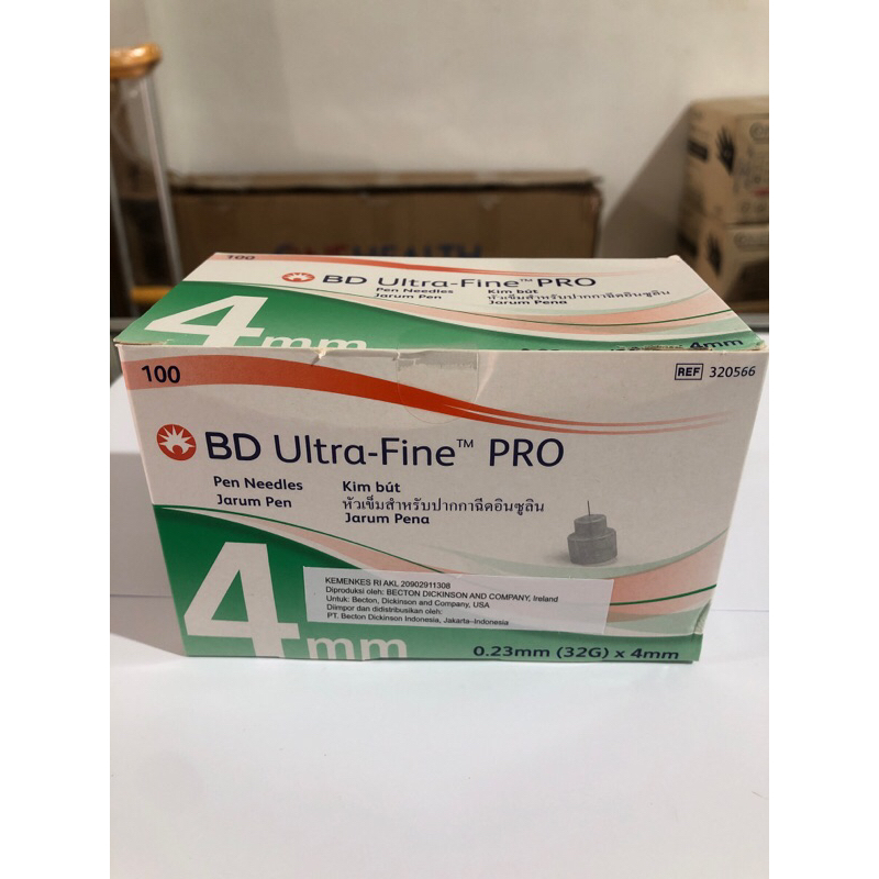 BD ULTRA FINE 4MM JARUM INSULIN PER PCS (HIJAU)