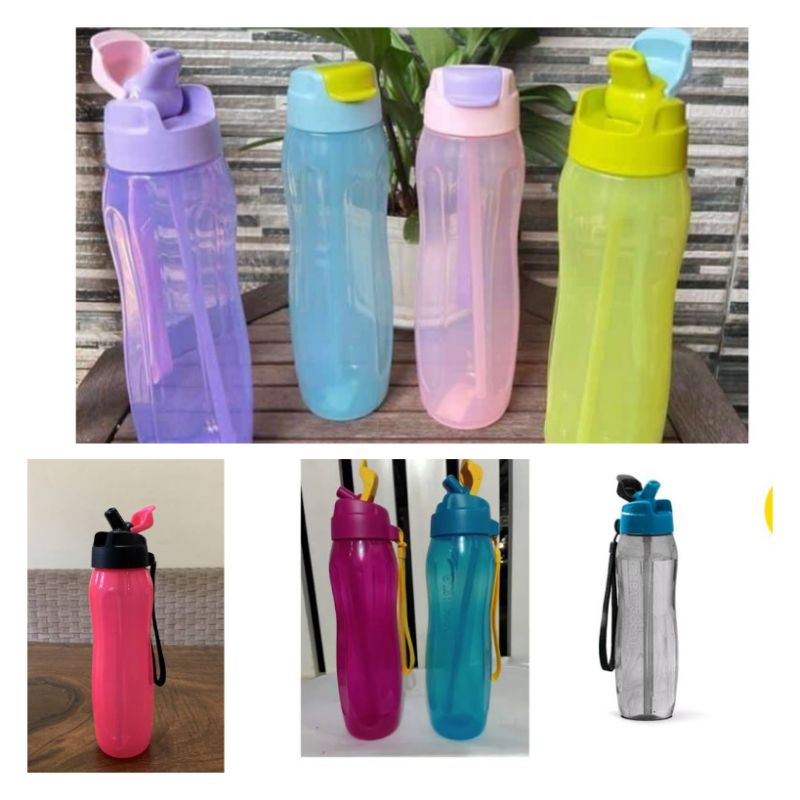 eco straw 750 ml tupperware botol sedotan 750ml