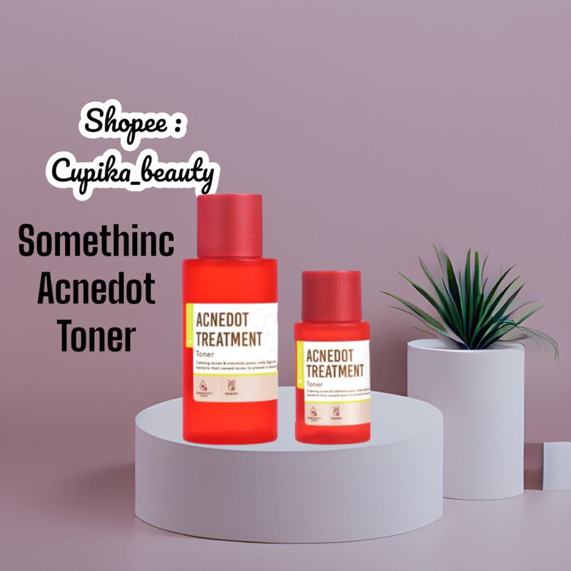 [ toner berjerawat ] somethinc acnedot series toner || face toner wajah berjerawat somethinc acnedot kemasan merah