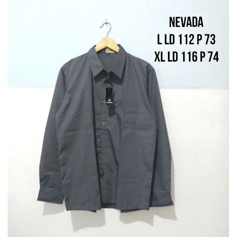 Kemeja Lengan Panjang Remaja Dewasa Nevada