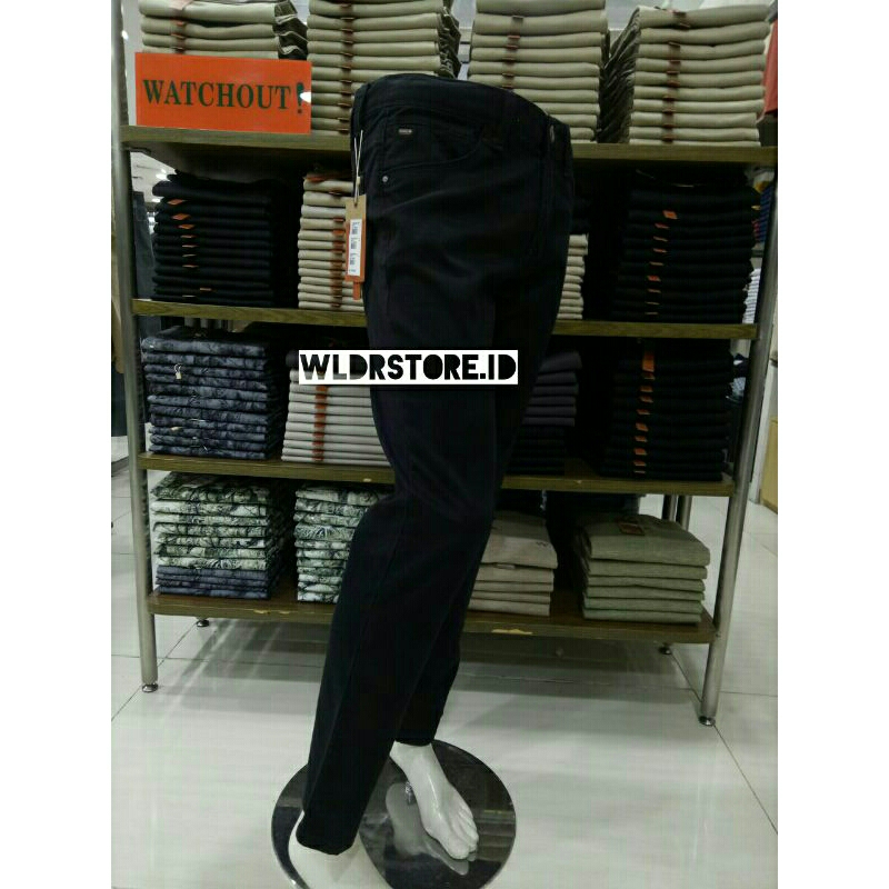 WATCHOUT CASUAL original celana panjang pria~wp802580001.black