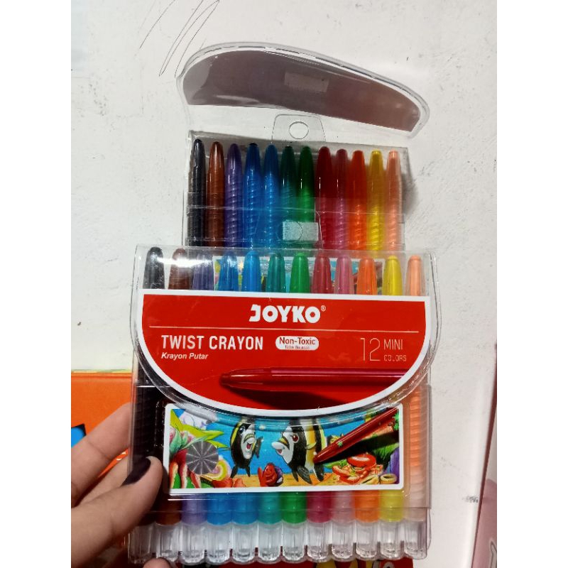 

promo Crayon puter joyko isi 12pcs