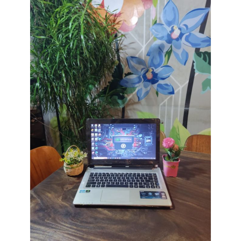 Laptop Asus K46CM Core i7 Ram 16Gb Ssd+HDD Dual Vga Nvidia Siap Pakai