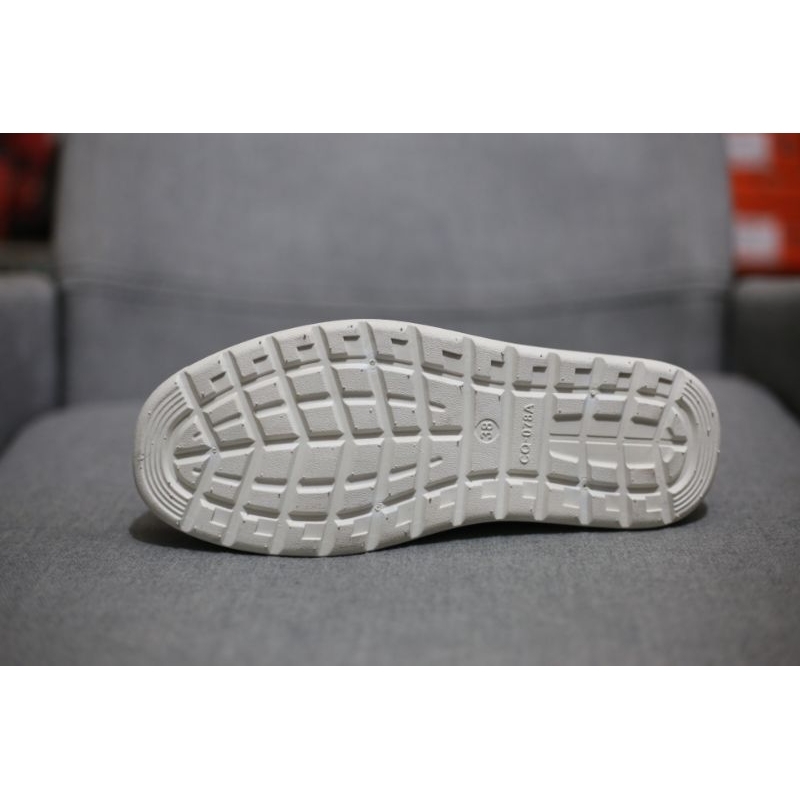 Sepatu slip on pria karet sepatu kerja anti air sepatu gojek