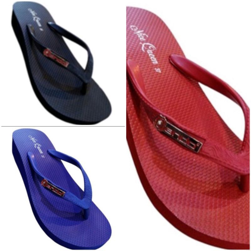 SANDAL WEDGES WANITA JEPIT ANDO