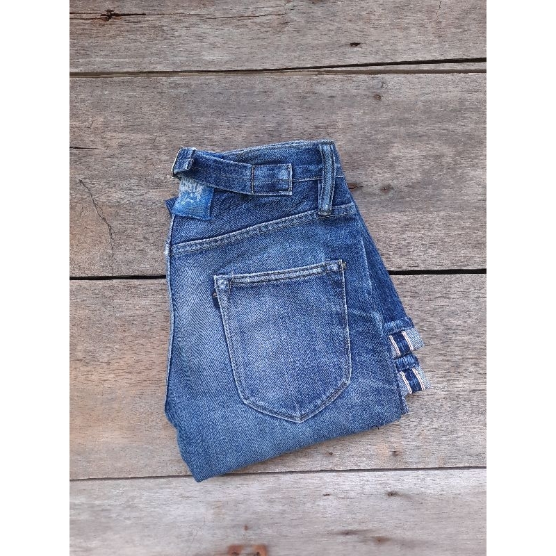 nbdn denim selvedge size fit 29 second preloved