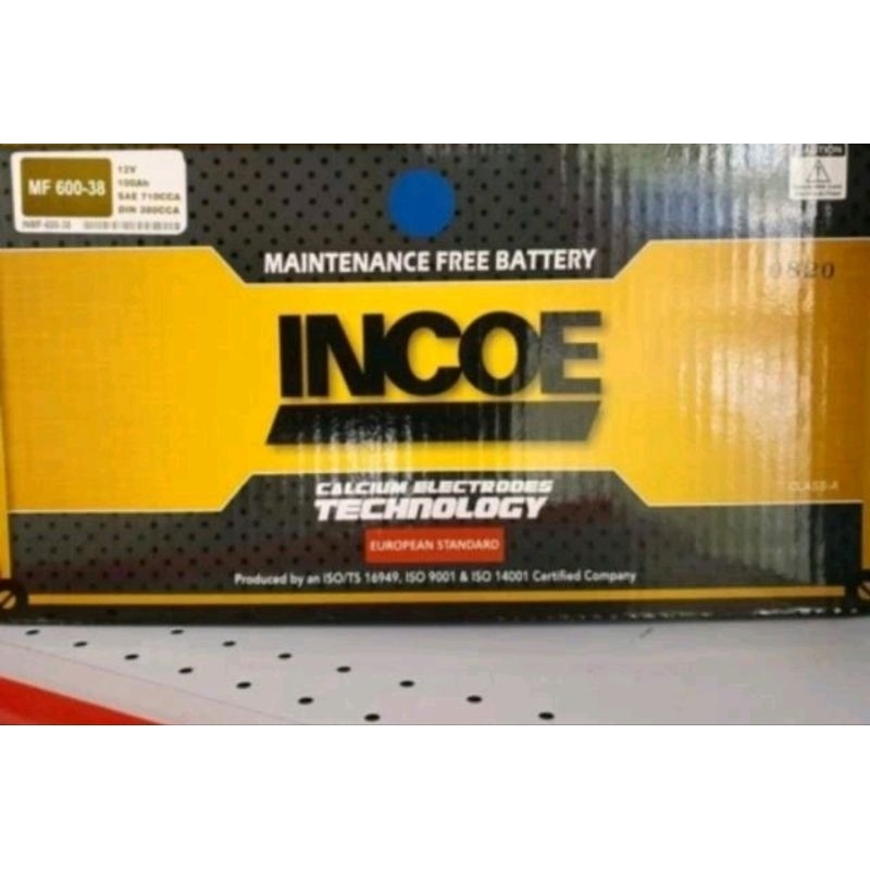 600 38 accu kering  incoe aki mobil mercy 100 ampere