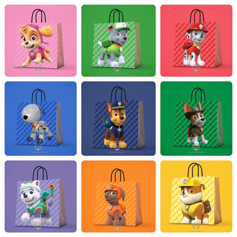 

Paper bag paw patrol Goodie bag Tas kertas Hampers Goodie bag Shopping bag Hampers Ulang tahun