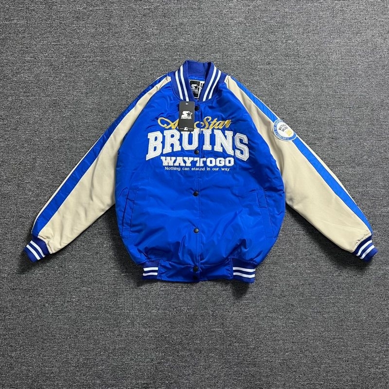 VARSITY BOMBER ALL STAR BRUINS WAYTOGO X STARTER USA FULLTAG