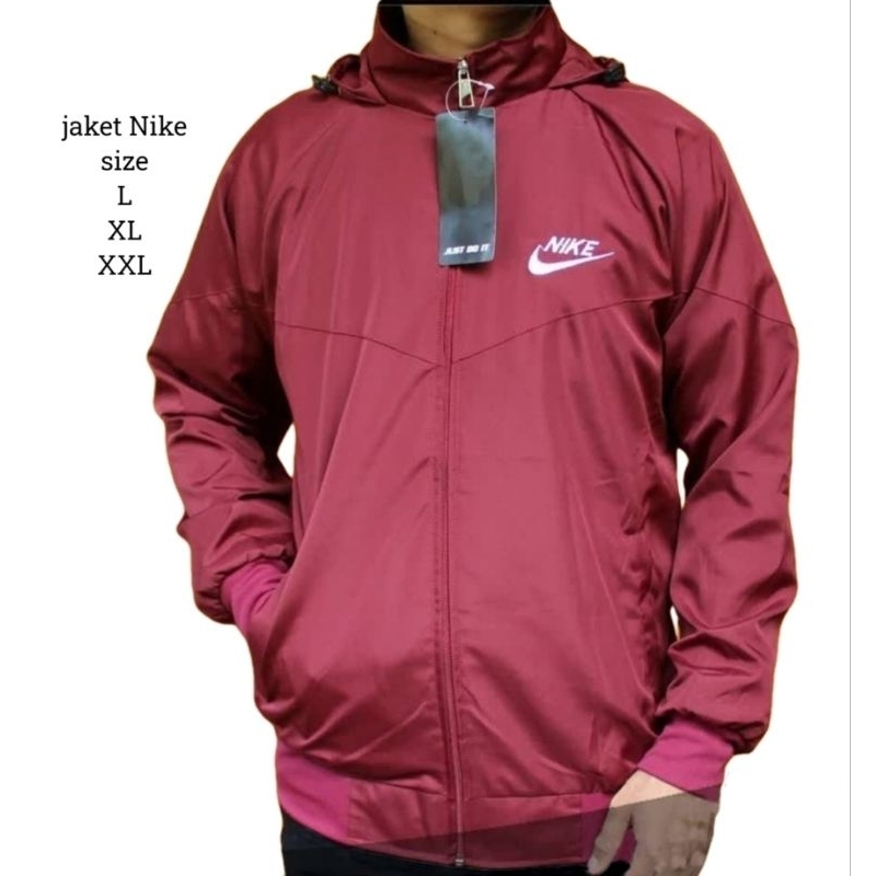 Jaket parasut / Jaket Nike / Jaket olahraga / jaket parasut pria wanita / jaket parasut murah / jake