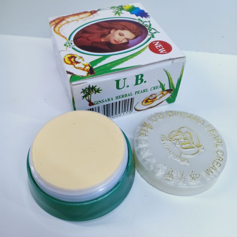 Cream UB Gingseng Whitening UB Ginsara Pearl Cream