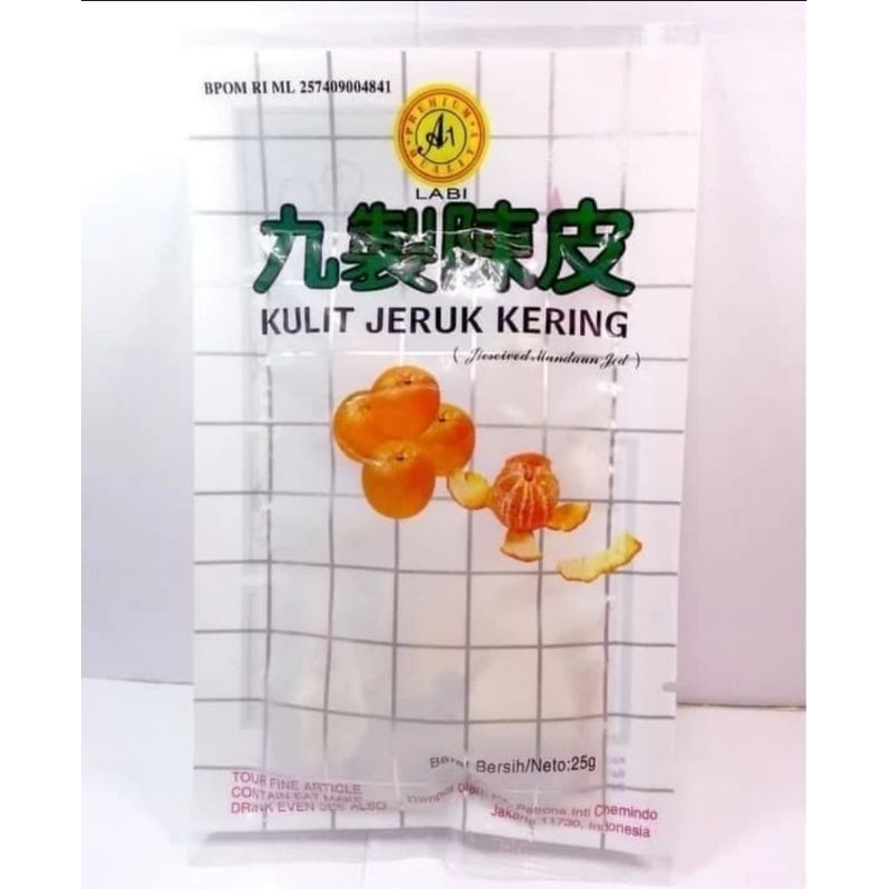 

Manisan kulit jeruk kering LABI 25 gram