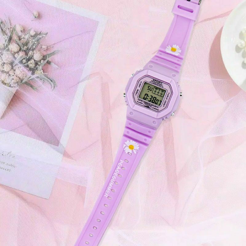 JAM TANGAN DIGITAL RUBBER PRIA / WANITA SEGI DW-5600