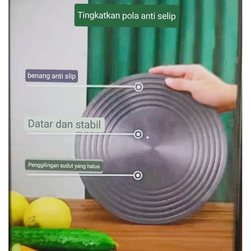 A1 Plat Induksi Serbaguna Tatakan Panci Anti Gosong 24Cm Bahan Tebal