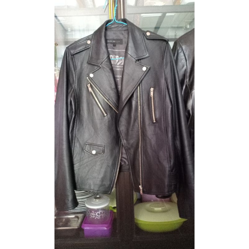 borongan jaket kulit ganteng