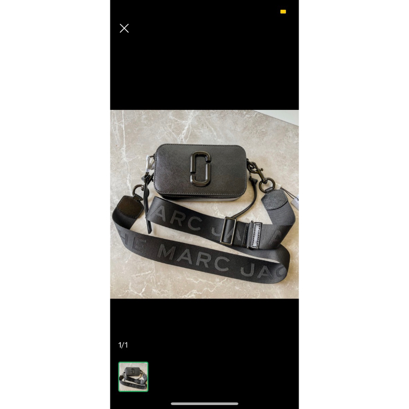 Marc Jacobs Snapshot dtm Black