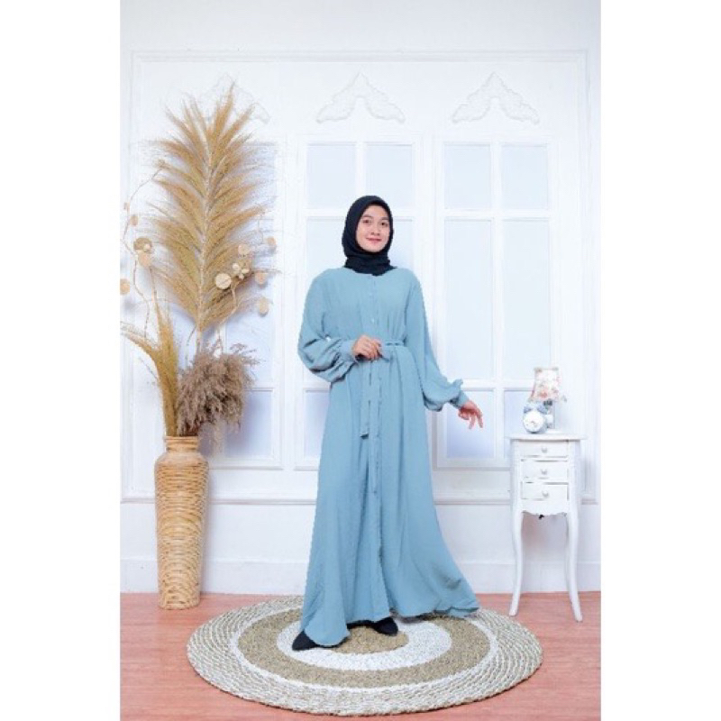 Dinayah Gamis Cringkle PremiumPolos Premium