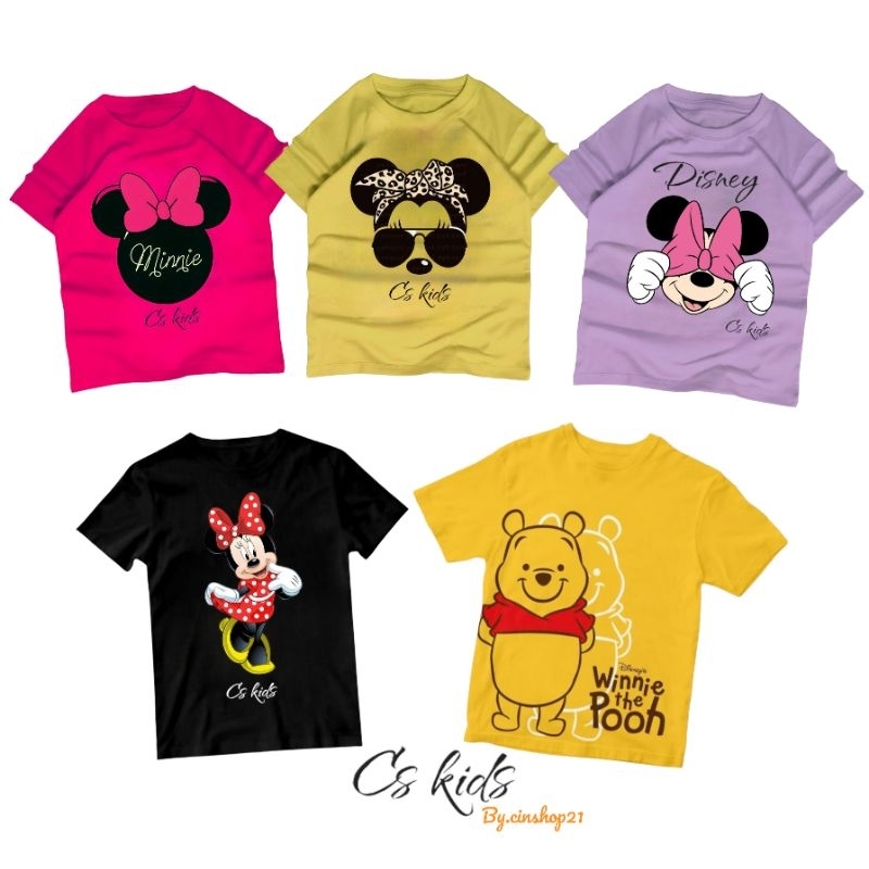 Baju Kaos Distro Anak Perempuan combed30s CS Kids