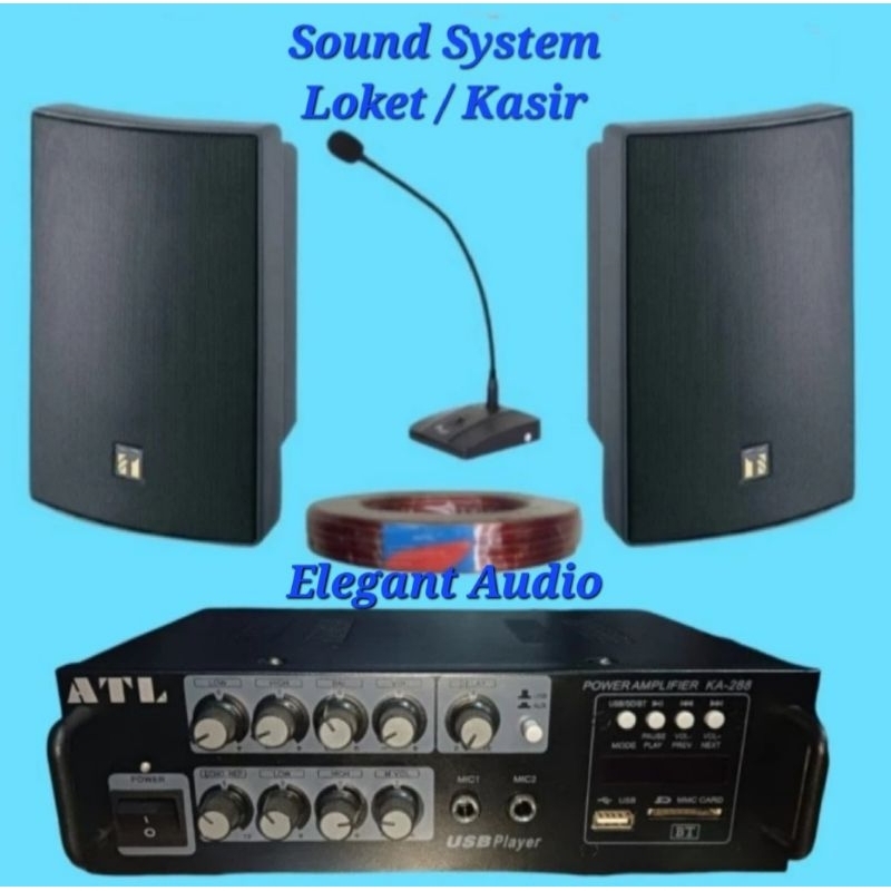 Paket Sound System Loket | Paket Sound System Kasir | Sound System Panggilan