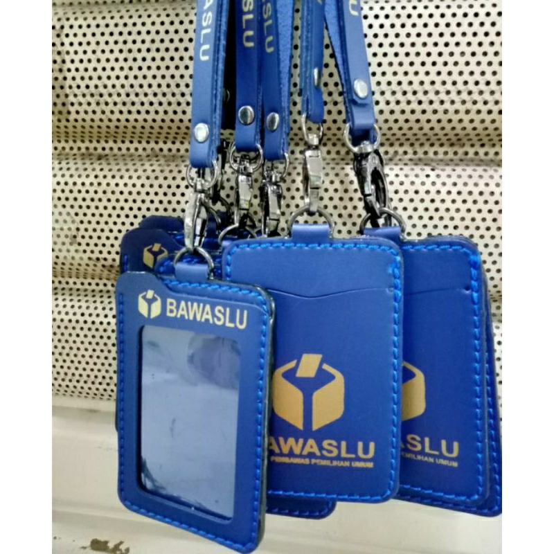 

tempat kartu id card bawaslu name tag bawaslu lanyard