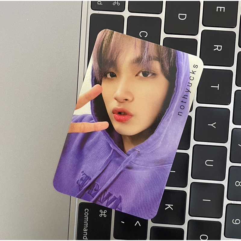 WTS PC PHOTOCARD HAECHAN HOODIE UNGU POUT PEACE PC ONLY / PHOTOPACK SG21 SEASON GREETING 21 MARK JAE