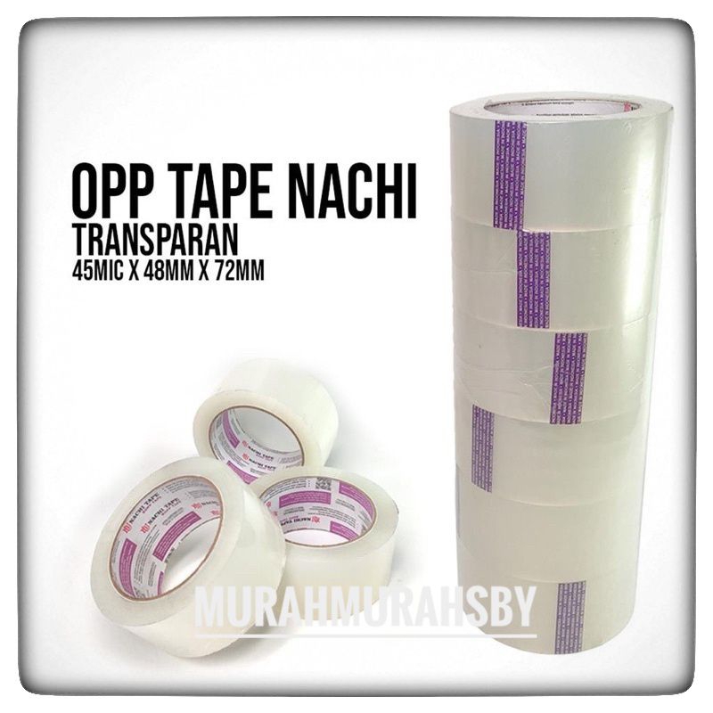 

Lakban Nachi Opp Bening 2" Inch / 48 mm