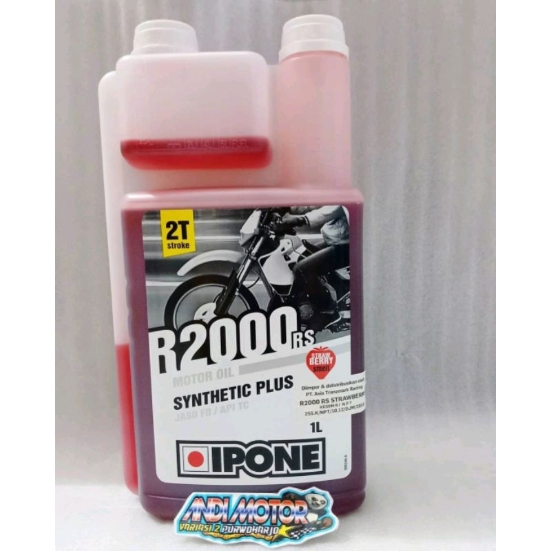 IPONE R2000 2T 2Tak Oli Samping 1L Strawberry Ninja RX King Fiz