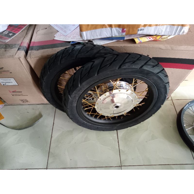 velg paketan Yamaha x ride 115/Mio soul ring 14 x215/185 plus ban