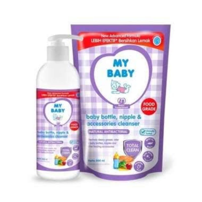 My Baby Bottle Nipple Cleanser - MYbaby Liquid Cleanser Botle - Sabun Cuci Botol Bayi