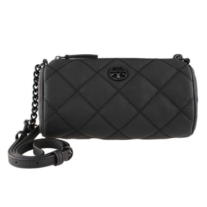 Tory Burch Miller Black Willa Barrel Crossbody Bag TB 141024