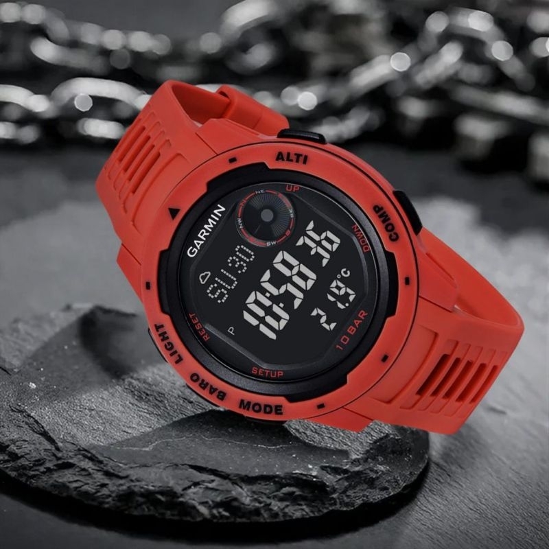 Jam Tangan Garmin Digital Waterproof Tahan Air Pria Wanita