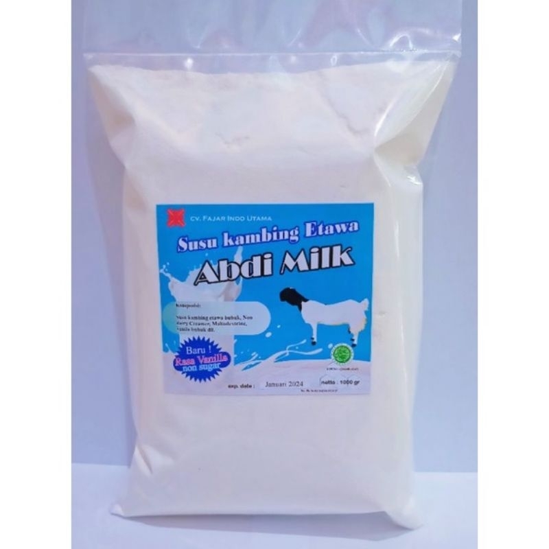 

Susu Kambing Etawa Rasa Vanila Non Sugar