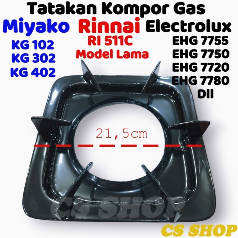 Tatakan Kompor Miyako Kaki 6 Plat Tebal/Dudukan Kompor Gas/Dudukan Kompor Gas Bahan Super Tebal
