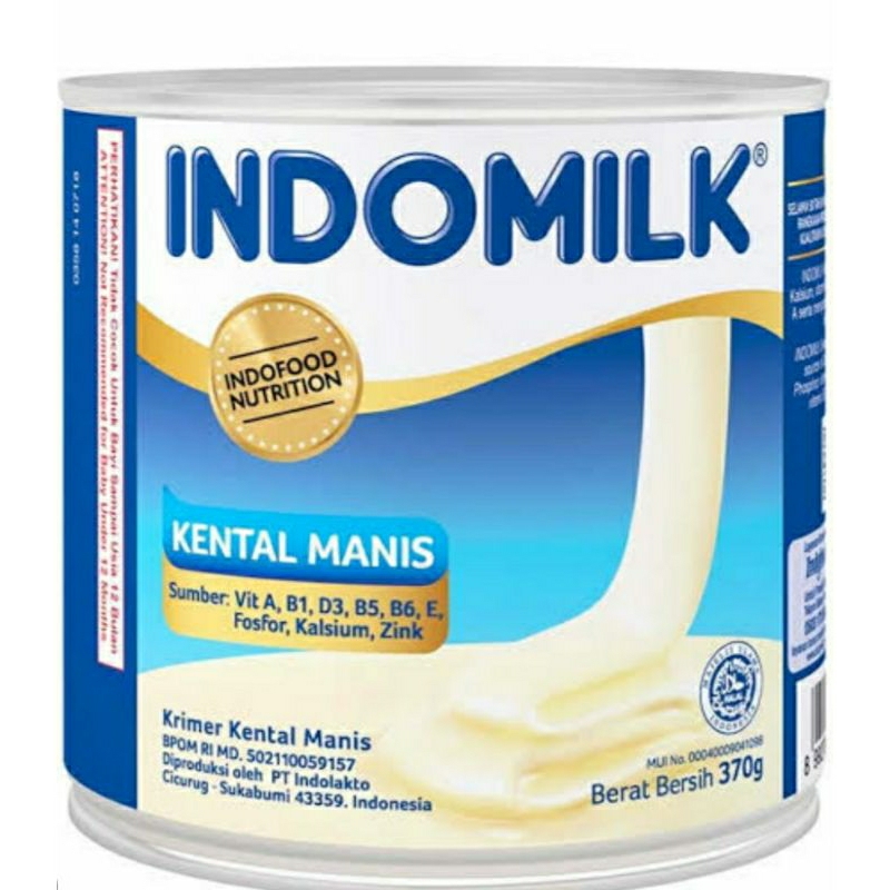 

Indomilk Kental Manis Susu 370gr