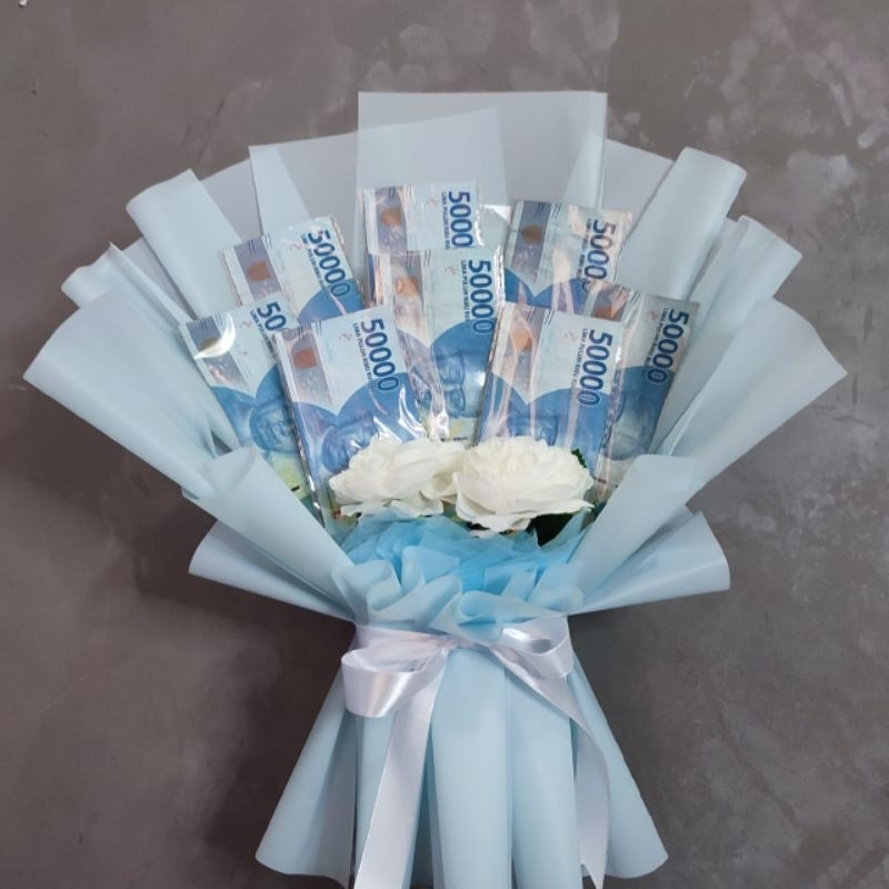 Buket Bouquet bunga wisuda pernikahan ulang tahun acara besar lainnya bisa request